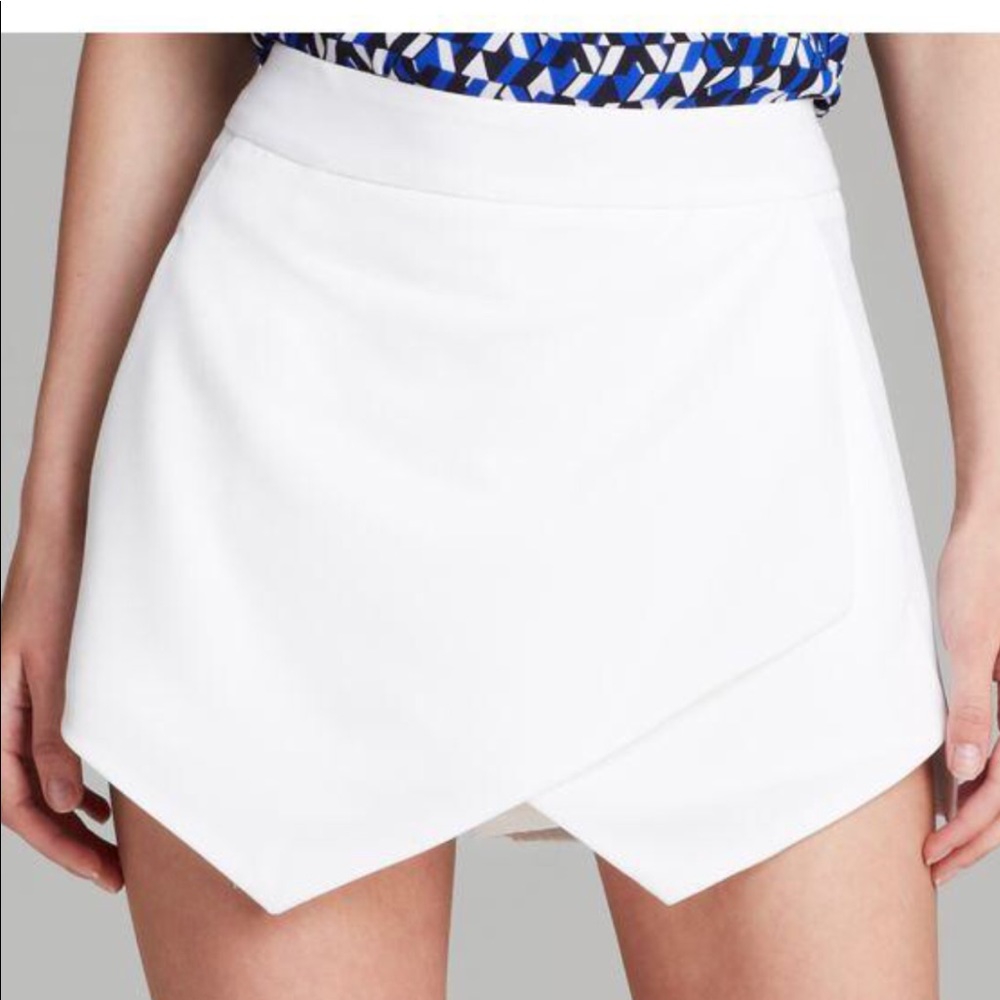 White aqua envelope skirt!